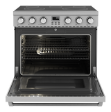 THOR KITCHEN  36 Inch Contemporary Professional Electric Range Thor Kitchen - Stainless Steel (ARE36)