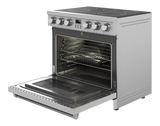 THOR KITCHEN  36 Inch Contemporary Professional Electric Range Thor Kitchen - Stainless Steel (ARE36)