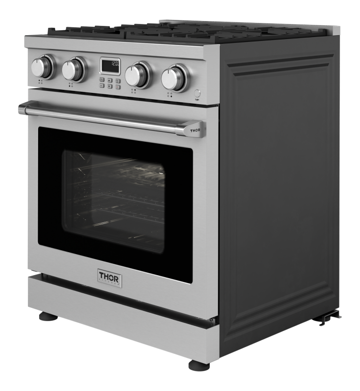 Thor Kitchen  30 Inch Contemporary Professional Liquid Propane Range Thor Kitchen - Stainless Steel (ARG30LP)