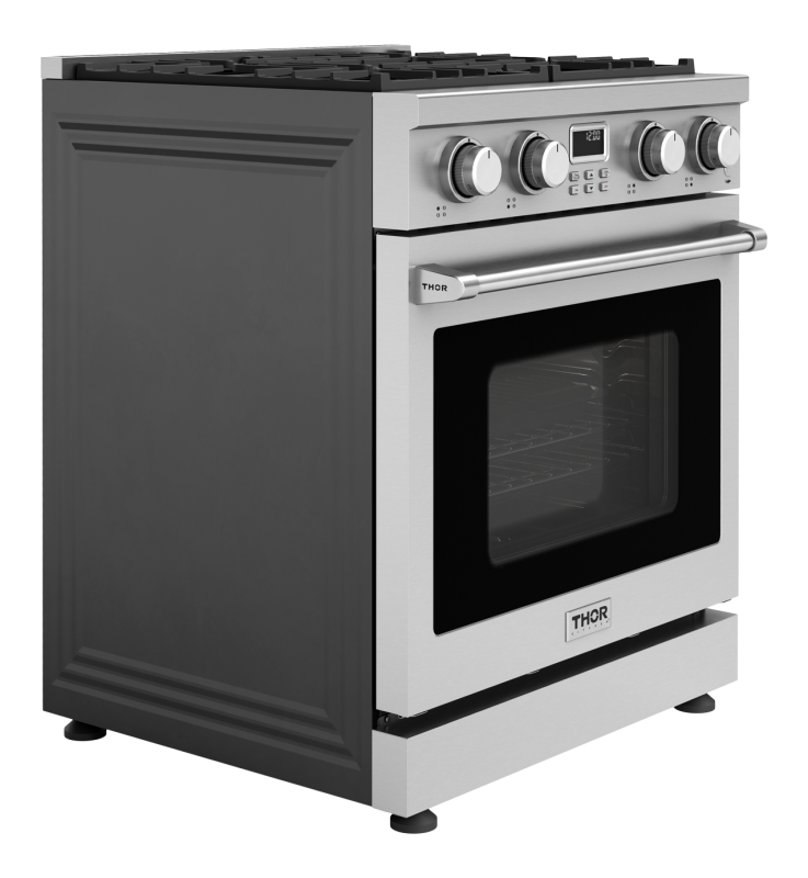 Thor Kitchen  30 Inch Contemporary Professional Liquid Propane Range Thor Kitchen - Stainless Steel (ARG30LP)