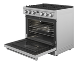 THOR KITCHEN  36 Inch Contemporary Professional Liquid Propane Range Thor Kitchen - Stainless Steel (ARG36LP)