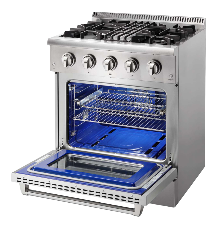 Thor Kitchen  30 Inch Professional Dual Fuel Range - Stainless Steel (HRD3088U)