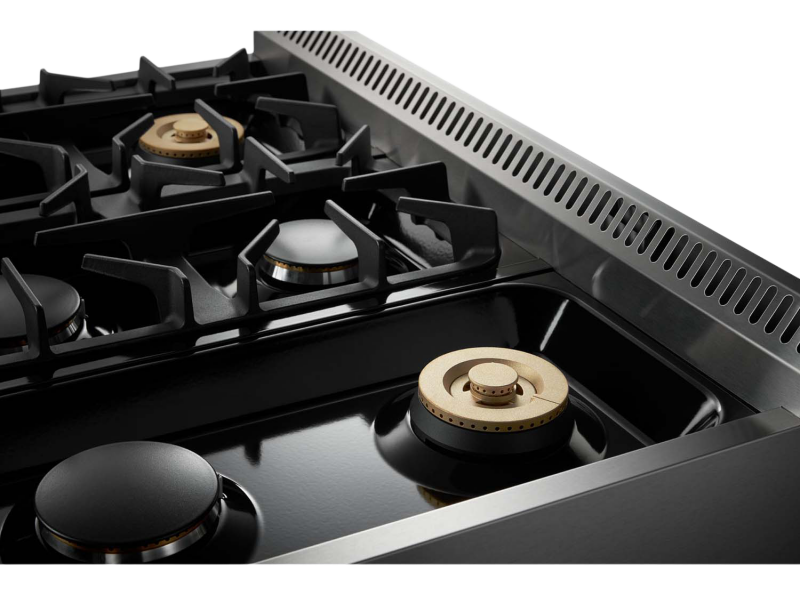 THOR KITCHEN  36-inch Dual Fuel Range Professional - Stainless Steel (HRD3606U)