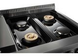 THOR KITCHEN  48 Inch Professional Dual Fuel Range In Stainless Steel - Stainless Steel (HRD4803ULP)