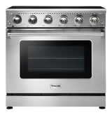 THOR KITCHEN  36 Inch Electric Range Professional - Stainless Steel (HRE3601)