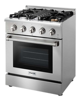 THOR KITCHEN  30-Inch Professional Liquid Propane Range - Other (HRG3080ULP)