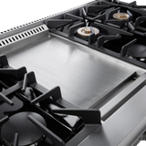 Thor Kitchen  48 Inch Professional Lp Rangetop Thor Kitchen - Stainless Steel (HRT4806ULP)