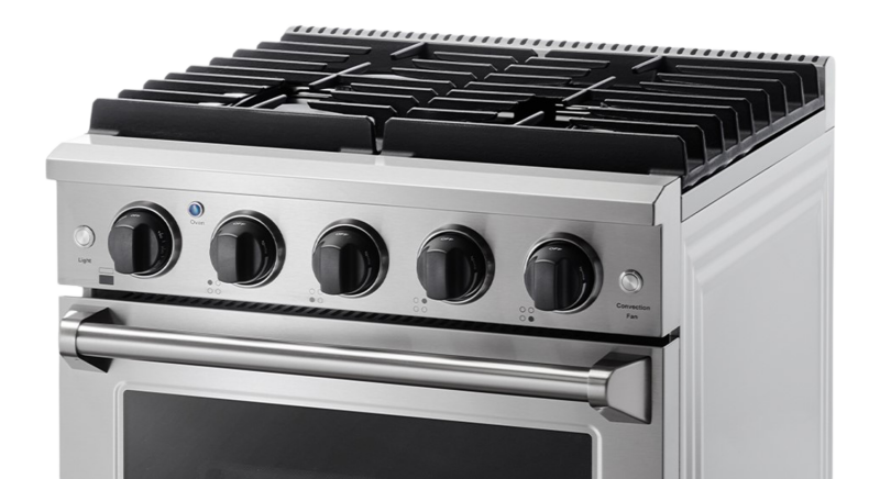 THOR KITCHEN  24-inch Liquid Propane Range - Stainless Steel (LRG2401ULP)