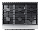 Thor Kitchen  36 Inch Liquid Propane Range, 6 Burner Convection Oven - Stainless Steel (LRG3601ULP)