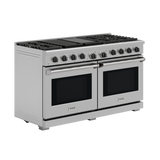 Thor Kitchen  60 Inch Liquid Propane Range, 8 Burner Double Oven - Stainless Steel (LRG60ELP)