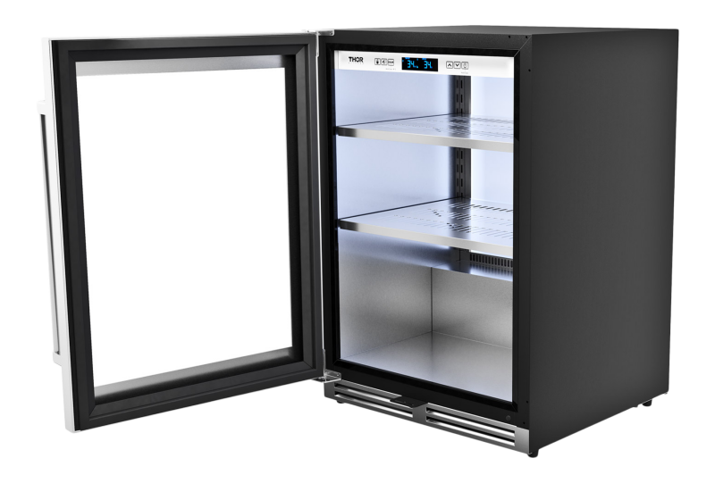 THOR KITCHEN 24-Inch Professional Undercounter Beverage Cooler - Other (TBR24ULH)