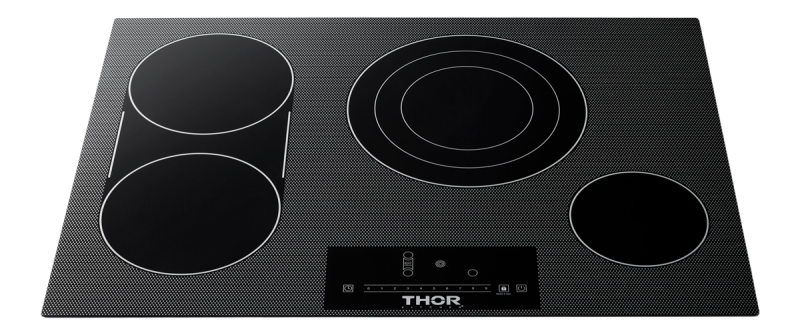THOR KITCHEN  30-inch Professional Electric Cooktop - Black (TEC30)