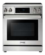THOR KITCHEN  30 Inch Tilt Panel Electric Range Professional - Stainless Steel (TRE3001)