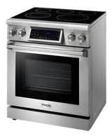 THOR KITCHEN  30 Inch Tilt Panel Electric Range Professional - Stainless Steel (TRE3001)