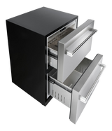 THOR KITCHEN  24 Inch Indoor Outdoor Refrigerator Drawer - Stainless Steel (TRF24U)