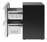 THOR KITCHEN  24 Inch Indoor Outdoor Refrigerator Drawer - Stainless Steel (TRF24U)
