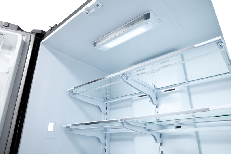 Thor Kitchen  36 Inch Professional French Door Refrigerator With Freezer Drawers Thor Kitchen - Stainless Steel (TRF3602)