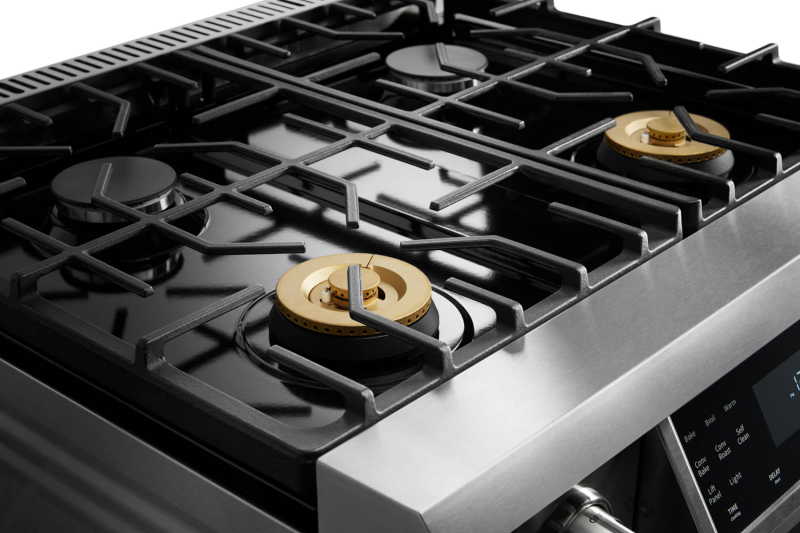 THOR KITCHEN  30-inch Tilt Panel Gas Range Professional - Stainless Steel (TRG3001)