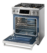 THOR KITCHEN  30-inch Tilt Panel Gas Range Professional - Stainless Steel (TRG3001)