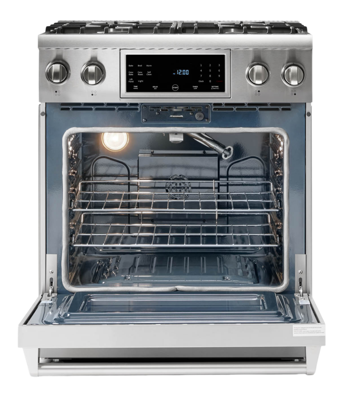 Thor Kitchen  30 Inch Tilt Panel Professional Liquid Propane Range - Stainless Steel (TRG3001LP)