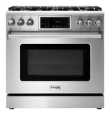 Thor Kitchen  36 Inch Tilt Panel Gas Range Professional - Stainless Steel (TRG3601)