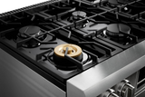 Thor Kitchen  36 Inch Tilt Panel Professional Liquid Propane Range - Stainless Steel (TRG3601LP)