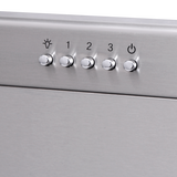 Thor Kitchen  36 Inch Professional Range Hood, 11 Inches Tall In Stainless Steel - Stainless steel (TRH3606)