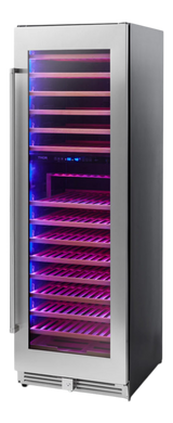 Thor Kitchen 24 Inch Dual Zone Wine Cooler, 162 Wine Bottle Capacity - Stainless Steel (TWC2403DI)
