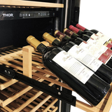 Thor Kitchen 24 Inch Dual Zone Wine Cooler, 162 Wine Bottle Capacity - Stainless Steel (TWC2403DI)