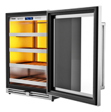 THOR KITCHEN 24-Inch Single Zone Wine Cooler, 45 Wine Bottle Capacity - Other (TWC24UL)