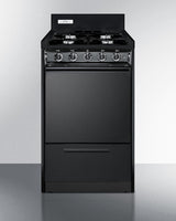 SUMMIT 20" Wide Gas Range, Open Burners - Other (TNM1107C)