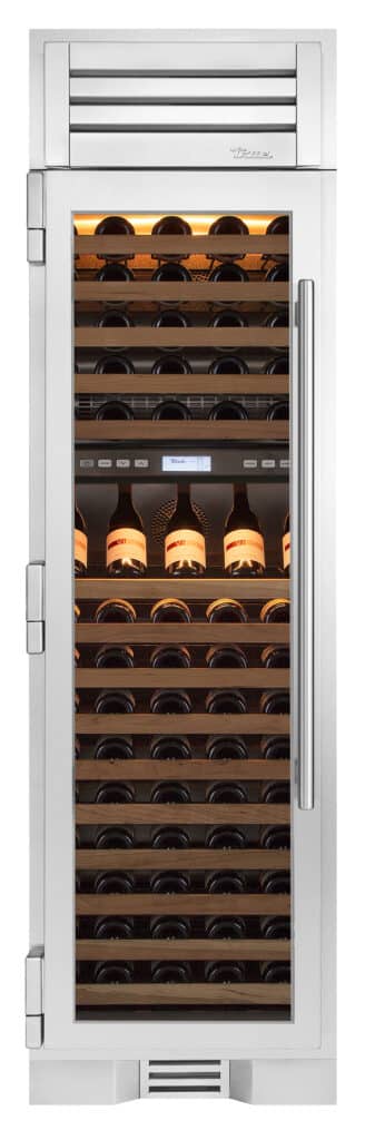 True Residential  24″ Dual Zone Wine Column - Stainless Steel (TR24DZWLSGA)
