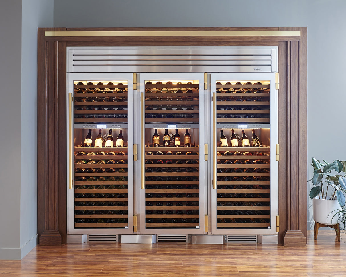 TRUE RESIDENTIAL  24″ Dual Zone Wine Column - Stainless Steel (TR24DZWLSGA)