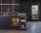 TRUE RESIDENTIAL  24″ Glass Door Refrigerator Column - Stainless Steel (TR24REFRSGA)