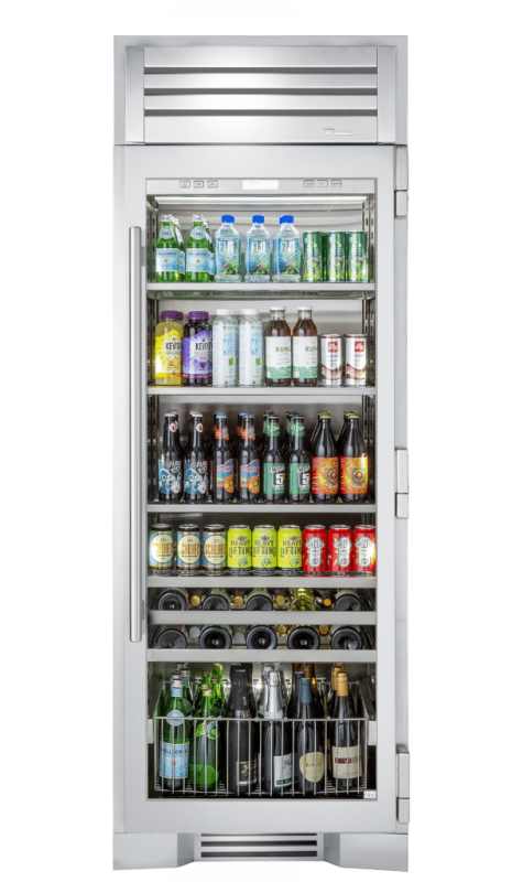 TRUE RESIDENTIAL 30″ Beverage Column, Right Hinge - Stainless Steel (TR30BEVRSGC)