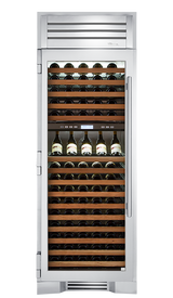True Residential  30″ Dual Zone Wine Column - Stainless Steel (TR30DZWLSGC)
