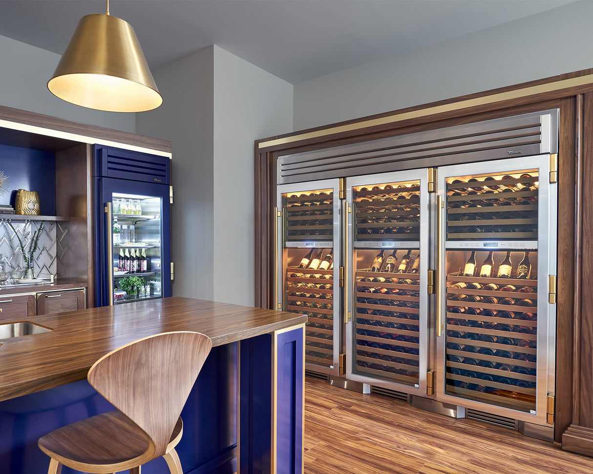 True Residential  30″ Dual Zone Wine Column - Stainless Steel (TR30DZWRSGC)