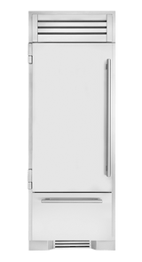 TRUE RESIDENTIAL  30″ Solid Door Refrigerator with Bottom Freezer - Stainless Steel (TR30RBFLSSA)