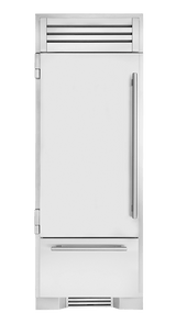 True Residential  30″ Solid Door Refrigerator with Bottom Freezer - Stainless Steel (TR30RBFLSSA)