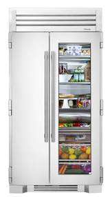 True Residential  The True 42 Glass Door - Stainless Steel (TR42SBSSGC)