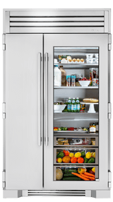 True Residential  The True 48 Glass Door - Stainless Steel (TR48SBSSGC)