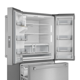 Thor Kitchen  36 Inch Professional French Door Refrigerator With Ice And Water Dispenser Thor Kitchen - Stainless Steel (TRF3628FFD)