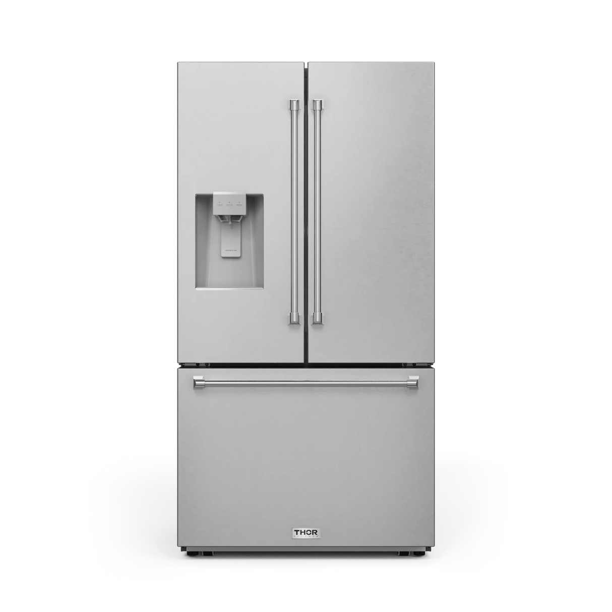 Thor Kitchen  36 Inch Professional French Door Refrigerator With Ice And Water Dispenser Thor Kitchen - Stainless Steel (TRF3628FFD)