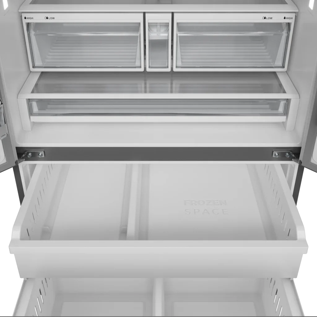Thor Kitchen  36 Inch Professional French Door Refrigerator With Ice And Water Dispenser Thor Kitchen - Stainless Steel (TRF3628FFD)