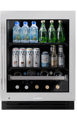 True Residential  24″ ADA Height Beverage Center Stainless Glass - Stainless Steel (TUBADA24RGAS)