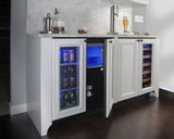 True Residential  15″ Single Tap Beverage Dispenser Solid Stainless - Stainless Steel (TUR15BDLSSC)