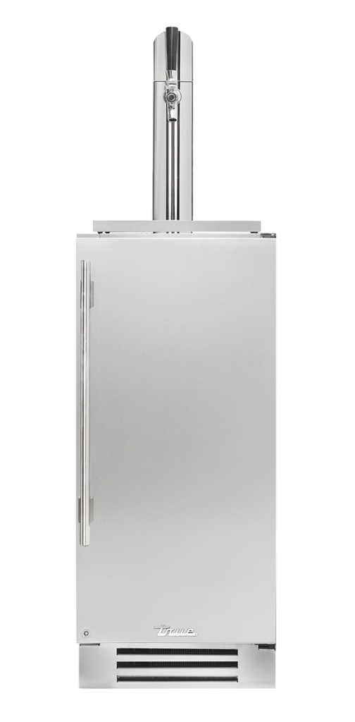 True Residential  15″ Single Tap Beverage Dispenser Solid Stainless - Stainless Steel (TUR15BDRSSC)