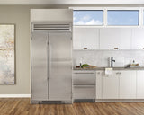 TRUE RESIDENTIAL  TRUE Residential REFR 15"W U/C GLS DR R/H - Stainless Steel (TUR15RSGC)