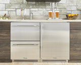 True Residential  24″ Single Tap Beverage Dispenser Solid Stainless - Stainless Steel (TUR24BDLSSC)