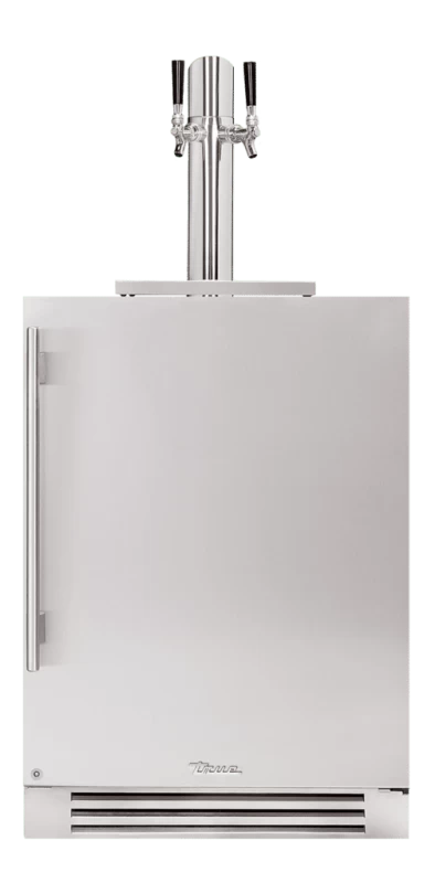 TRUE RESIDENTIAL Beverage Dispenser, Right Hinge - Stainless Steel (TUR24DDRSSC)